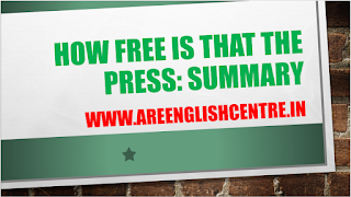 How free is that the Press Summary How free is that the Press Summary