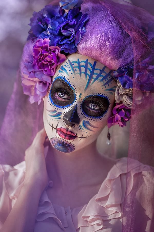 Idda van Munster The History Behind Sugar Skull Face Painting Dia de