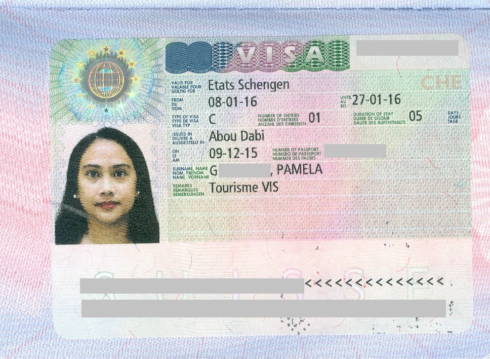 Glimpses of Pam: Applying for a Schengen Visa to Switzerland in Dubai