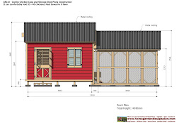 plans chicken coop cb210 combo construction sheds shed garden