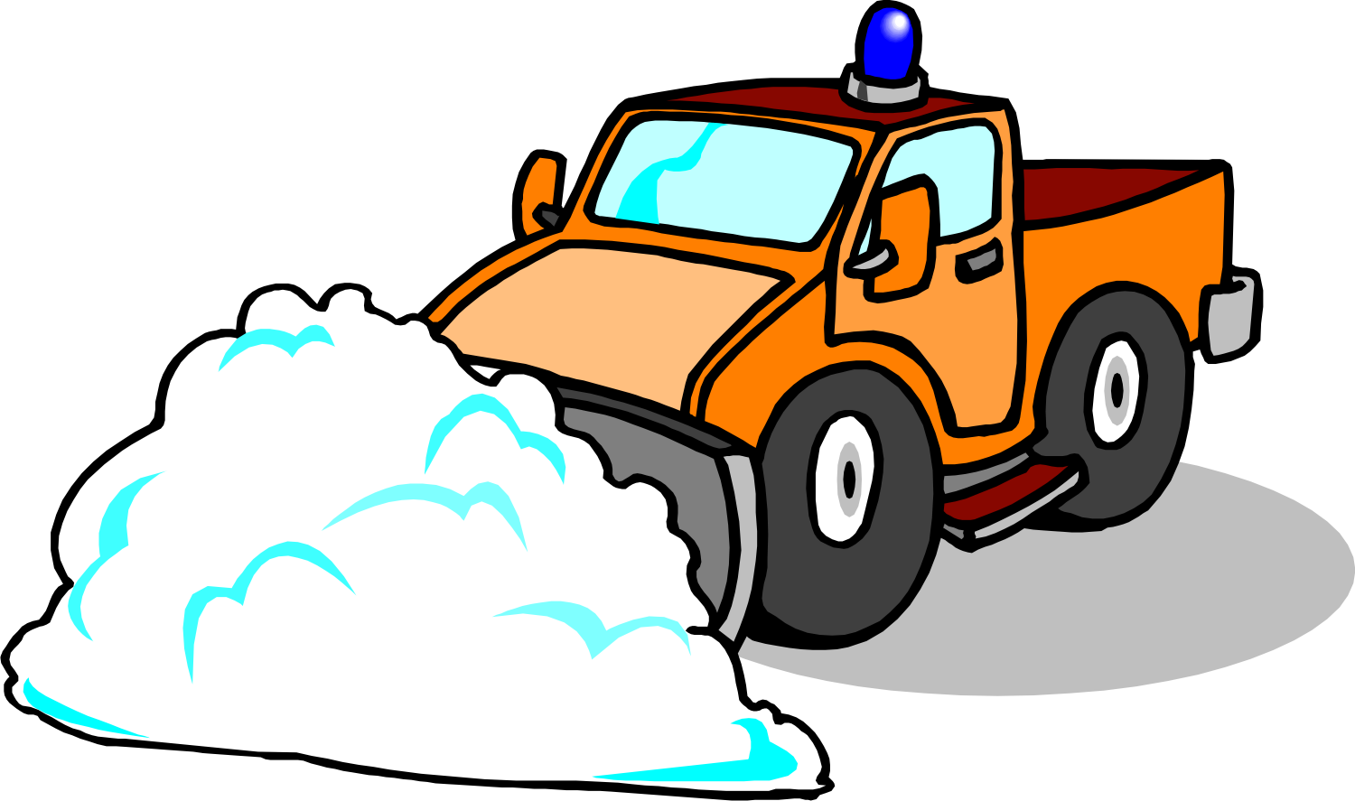 clip art snow plow truck - photo #33