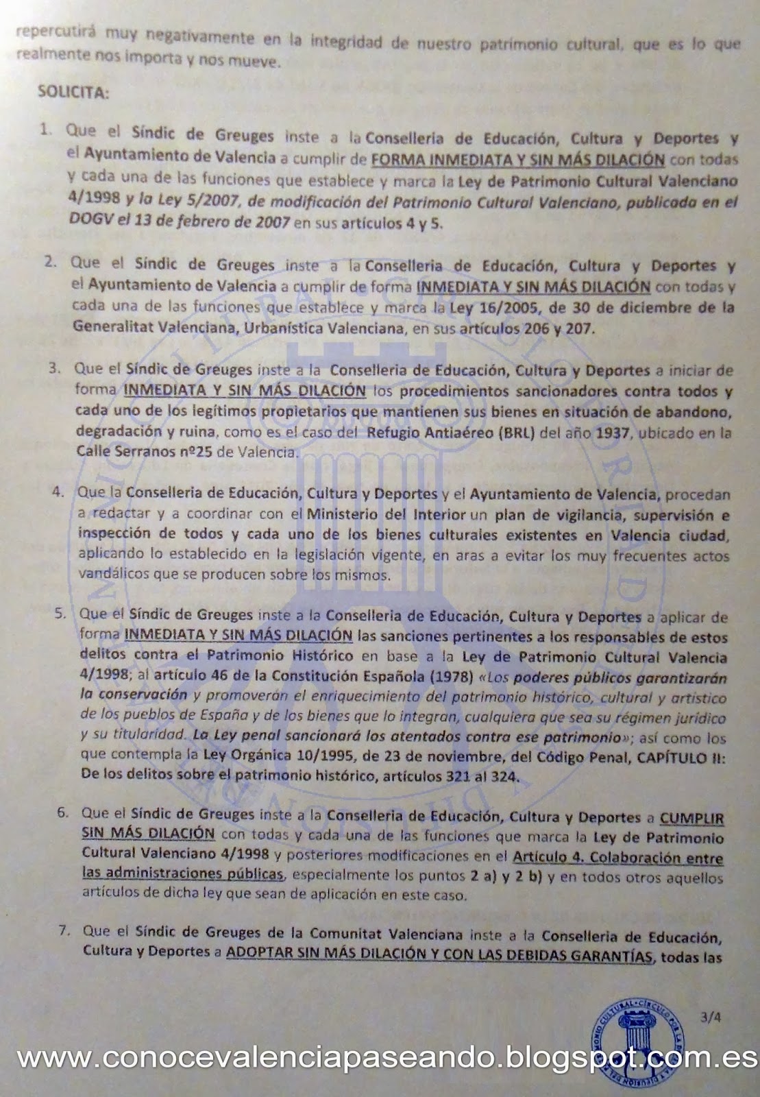 El GRAN HERMANO DEL PATRIMONIO CULTURAL VALENCIANO El Refugio