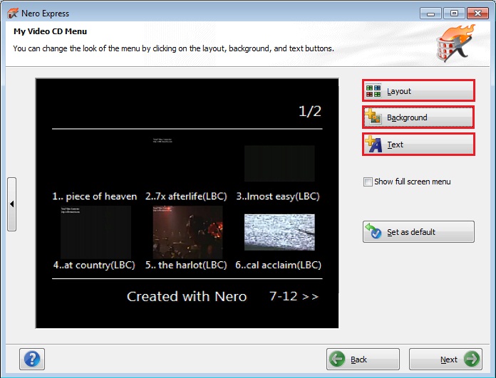 Cara Burning Video Mkv, Avi, dll Ke CD / DVD Dengan Nero Express HFS17