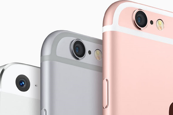 iPhone 5S, iPhone 6S, iPhone 6S plus 排排站,數位時代翻攝自 Apple 官網。 iPhone 5S, iPhone 6S, iPhone 6S plus 排排站,數位時代翻攝自 Apple 官網。