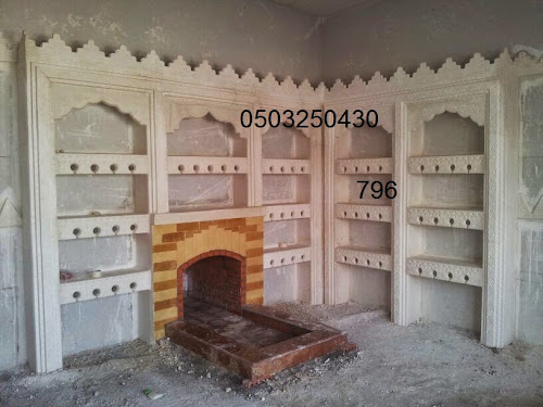 صور وتصاميم وديكورات المدافئ الامريكية والمشبات ومجالس التراث جنة