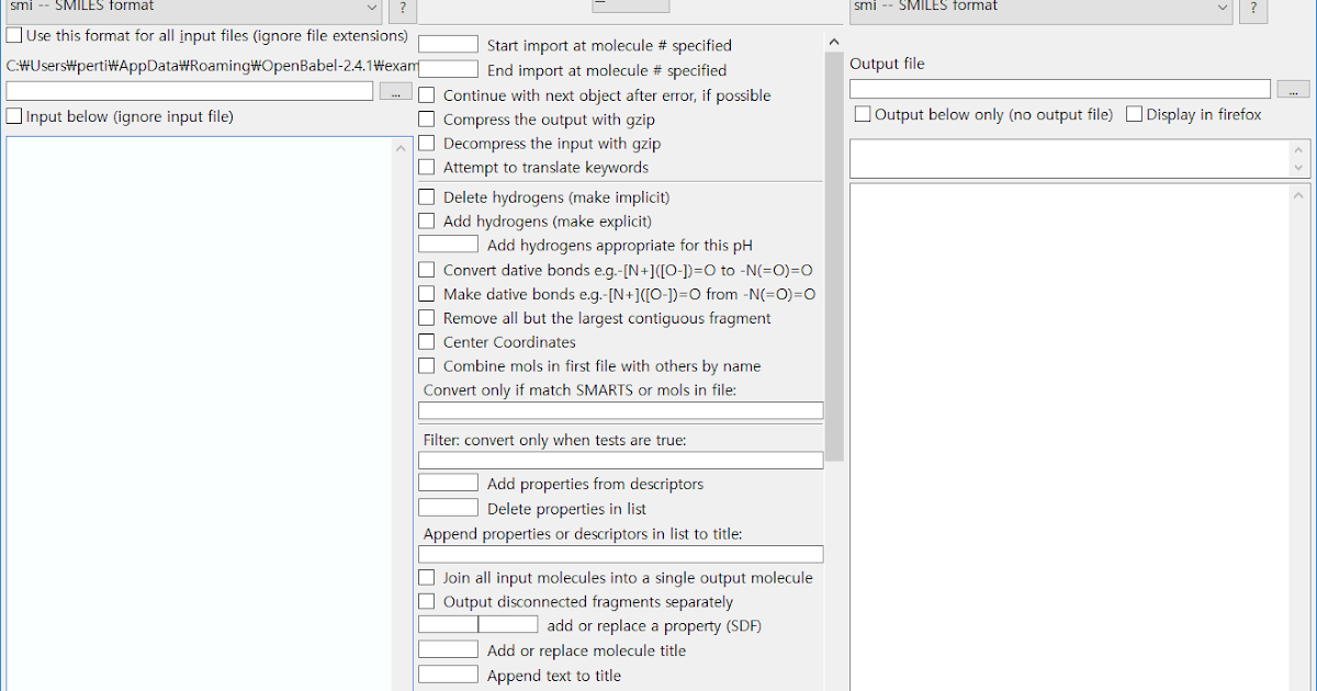 익명의 블로그 Open Babel을 사용해보자.