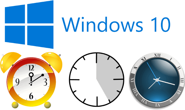 alarmă, contor timp, cronometru Windows 10