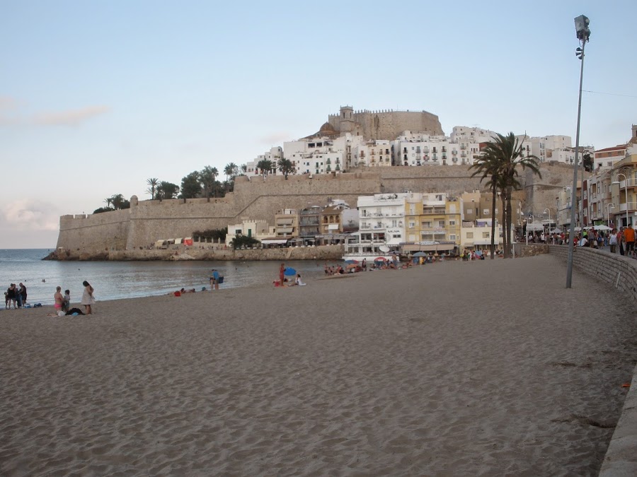 Peñíscola, ciudad medieval portuaria, con un Castillo Templario