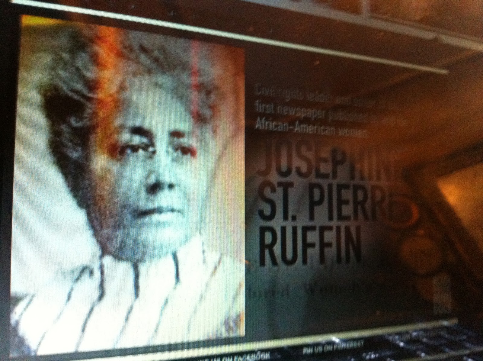 THE BLACK SOCIAL HISTORY BLACK SOCIAL HISTORY AFRICAN AMERICAN " JOSEPHINE ST PIERRE RUFFIN