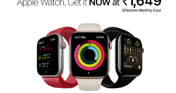 monthly cost for apple watch