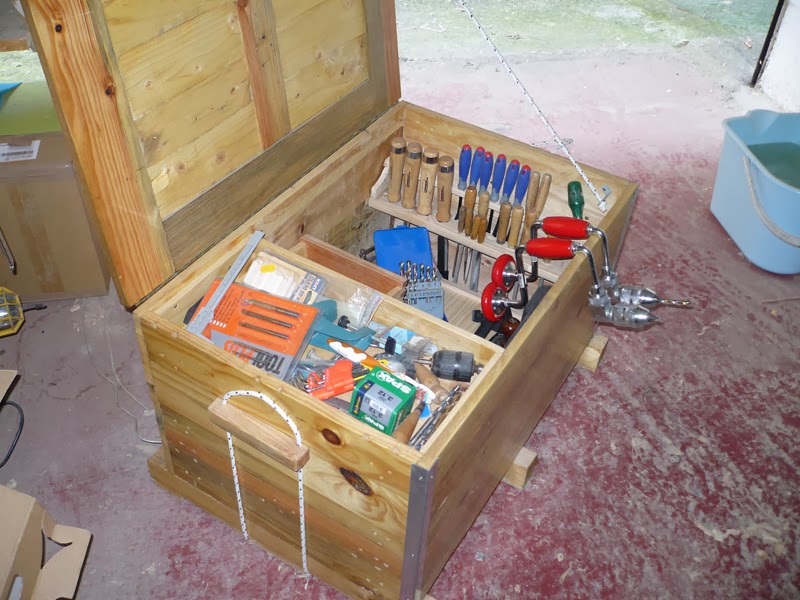 Endulzar montar Compadecerse Arcón para herramientas con madera de palet | Bricolaje