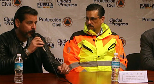 Fuertes vientos permanecerán en Puebla hasta el martes: Protección Civil