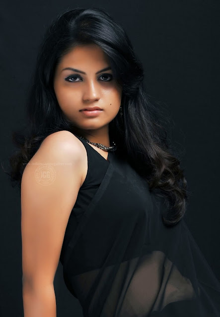 Indian Actress in Black Transparent Saree Navel Queens Indian Actress in Black Transparent Saree Navel Queens