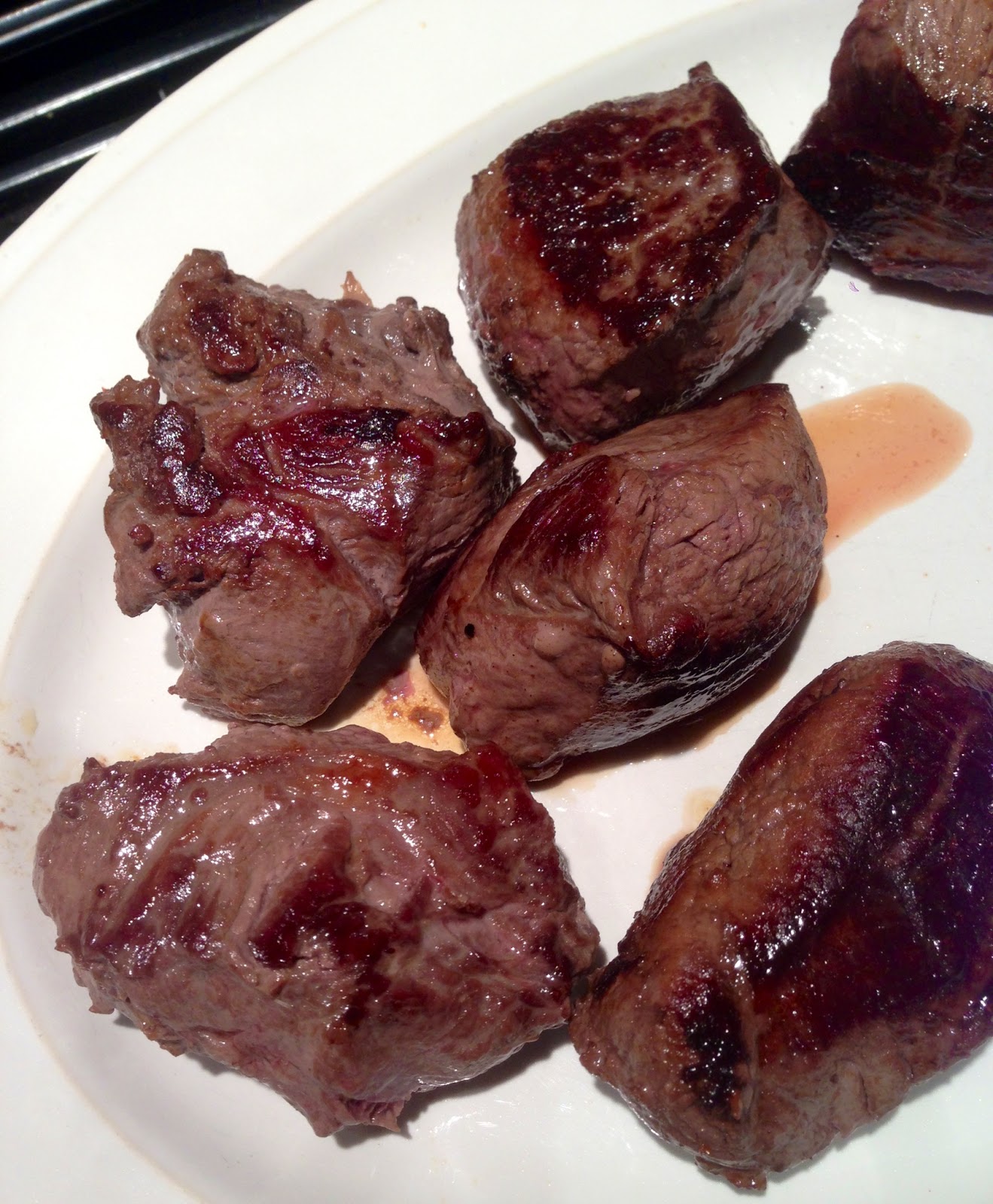 My Perfect Venison Steak served with a Spanish Romesco Sauce