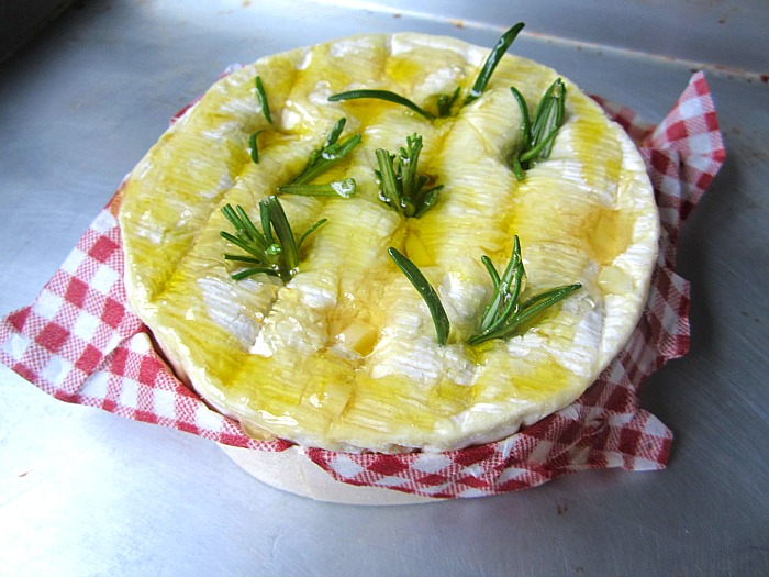 Holiday Apps: Baked Camembert w/ Herbs & Honey