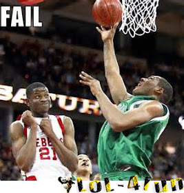 Funny basketball block