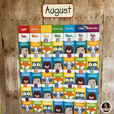 Calendar Ideas for preschool and Kindergarten.  Back to School Ideas.