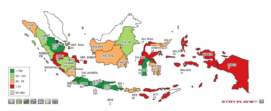 Gambar Jumlah Penduduk 34 Provinsi Indonesia 2019 Hk Nama 