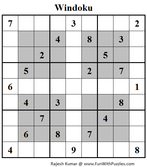 Windoku (Daily Sudoku League #117)