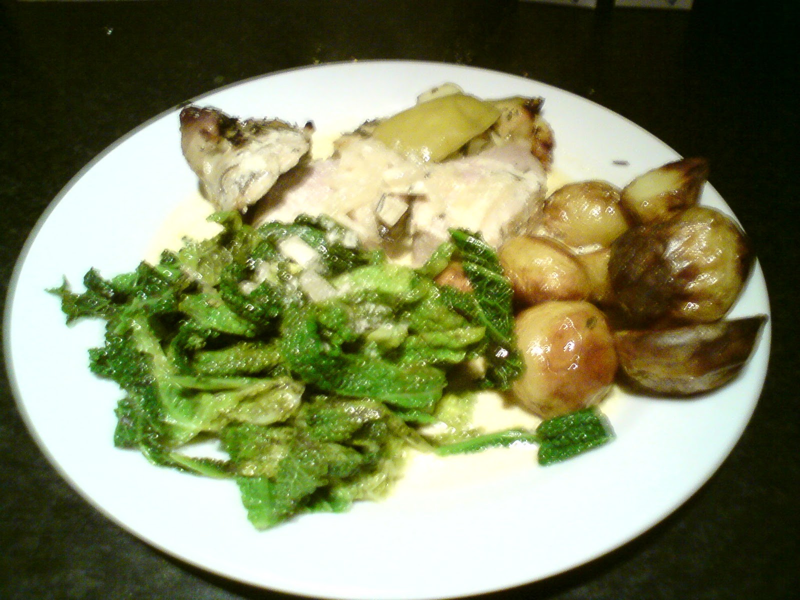 New Food Mondays Delia's Fast Roast Pork with Rosemary and Caramelised