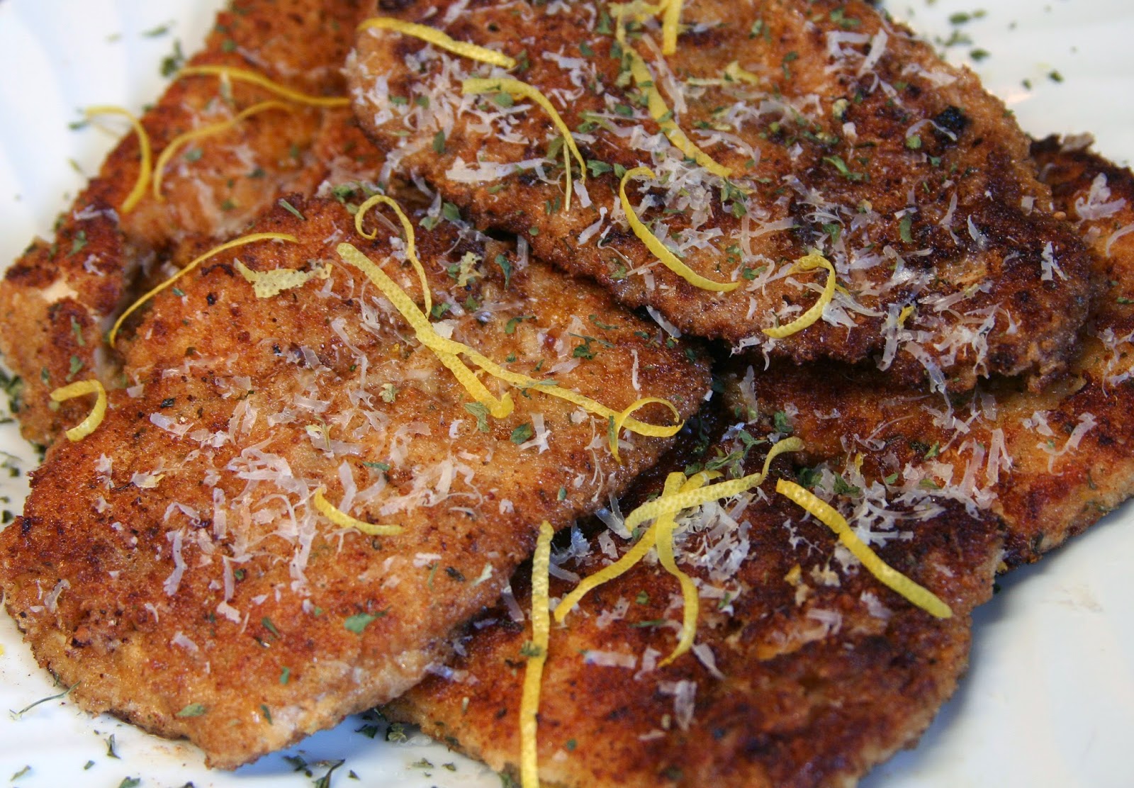 Culturally Confused Bon Appétit ParmesanCrusted Lemon Chicken