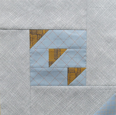 Modern sampler quilt - Block #14 - Inspired by Tula Pink City Sampler