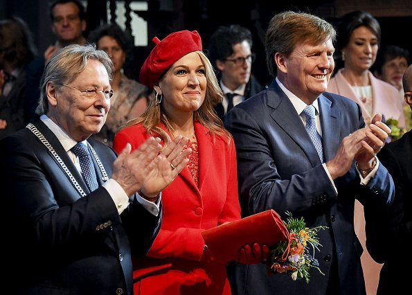 King Willem-Alexander, Queen Máxima, Princess Catharina-Amelia, Princess Ariane and Princess Alexia attend King's Day 2018 celebrations in Groningen