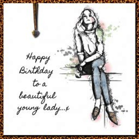 Happy Birthday Beautiful Young Lady Images - Happy Birthday