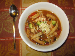 tortilla soup chicken pioneer woman recipe cooker slow noodle diced shredded avocados crispy strips cheese