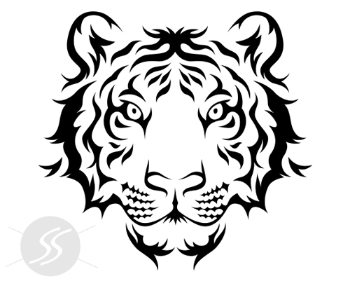 Adesivo decorativo tigre Adesivo decorativo tigre