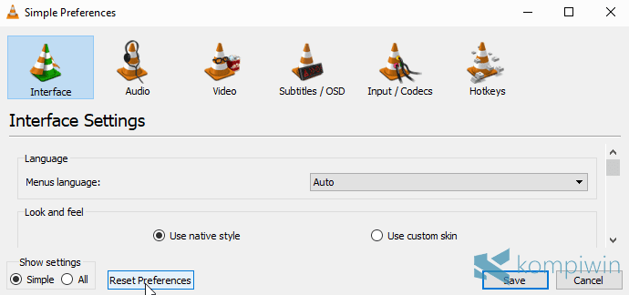 cara atasi vlc error