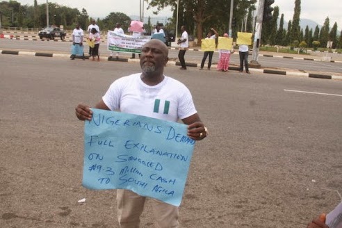 dino melaye protest abuja