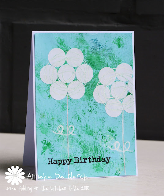 Some fiddling on the kitchen table Sticky Dots