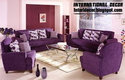 Interior Decor Idea International Living Room Ideas With Purple Living Room Decoration With Purple Furniture Sofas And Chairs