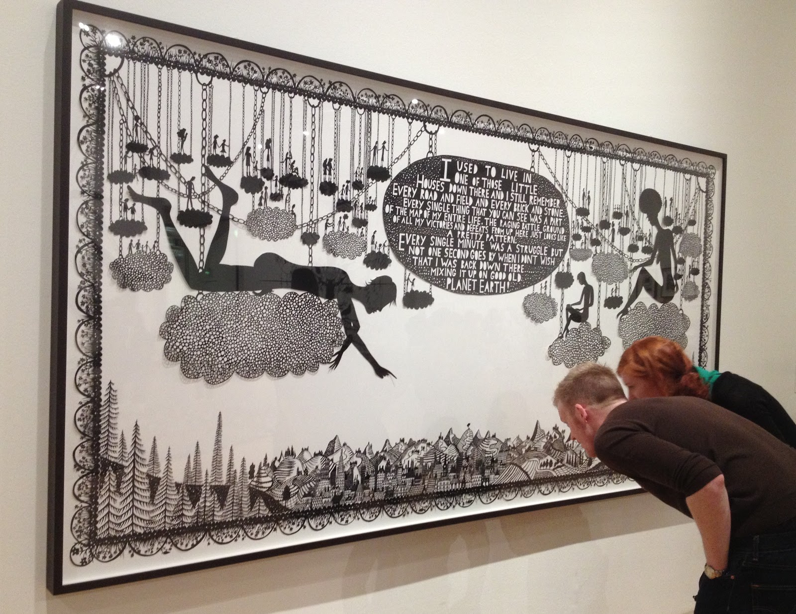 the art of moodling a paper cutting exhibition at Manchester Art Gallery