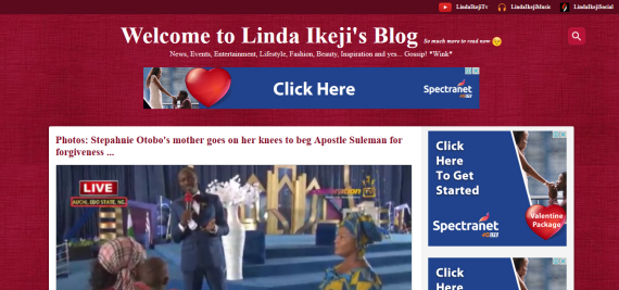 09 Hi guys, please check out our new Linda Ikeji Blog design and tell us what you think!