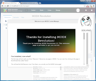 Install MODX Revolution 2.5 CMS on Windows ( XAMPP 5.6.21 ) tutorial 20