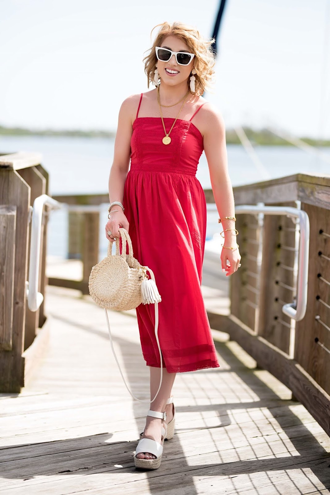 Something Delightful The Prettiest Under 50 Midi Dress