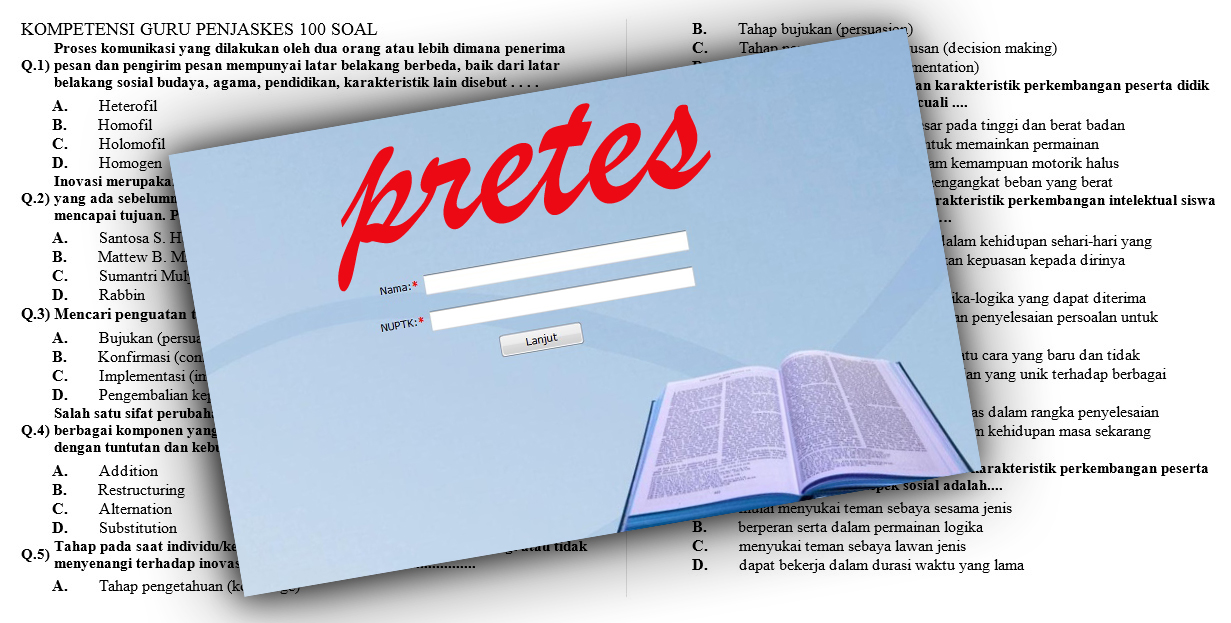 Contoh Soal Pretest Ppg Tk 2018 Contoh Soal Terbaru