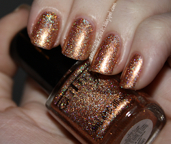 bronze glitter sparkle nails nail gal yellow rebeccalikesnails