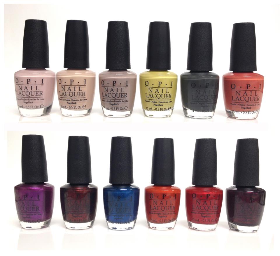 Crystal's Reviews: Opi Fall & Summer 2012 collections preview