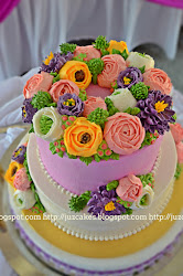 buttercream flowers korean cake kek