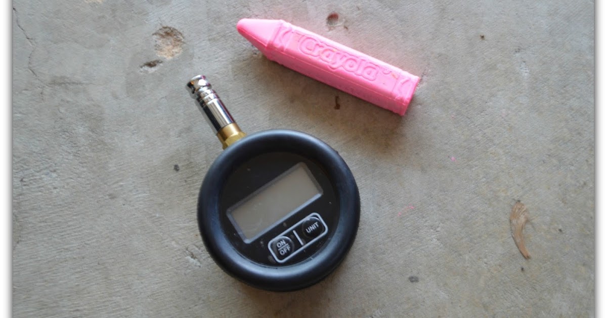 Jeep Life with Jeep Momma Tire PSI Chalk Test