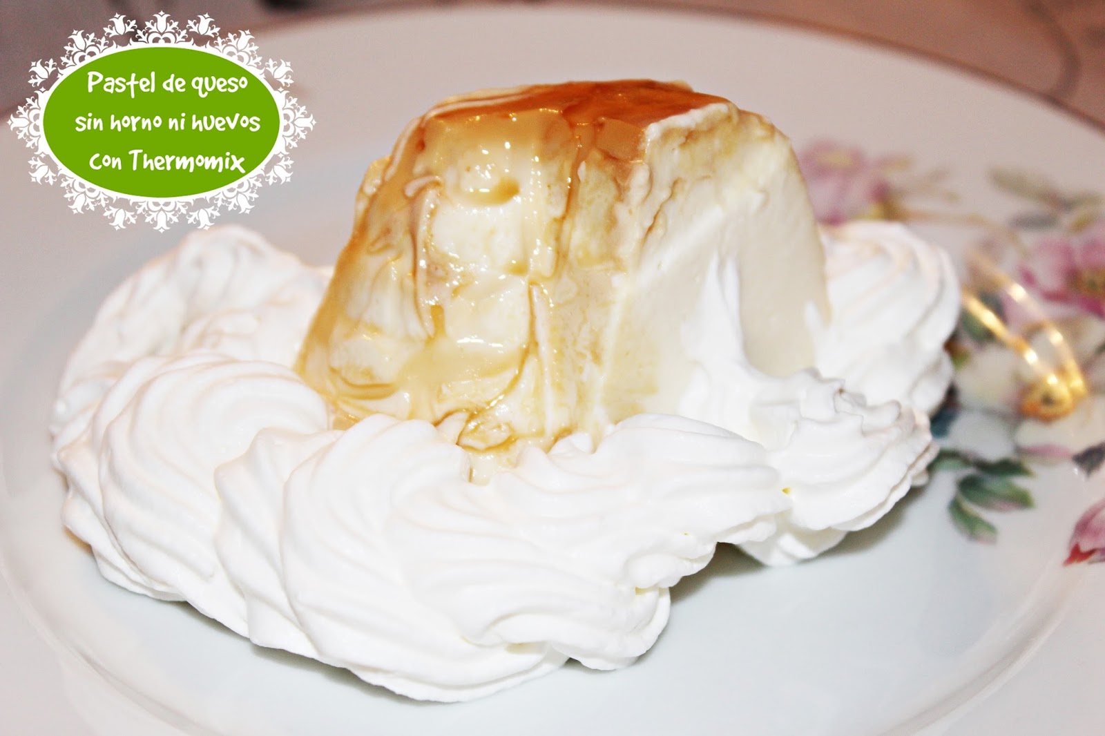 PASTEL DE QUESO SIN HUEVOS NI HORNO, CON THERMOMIX