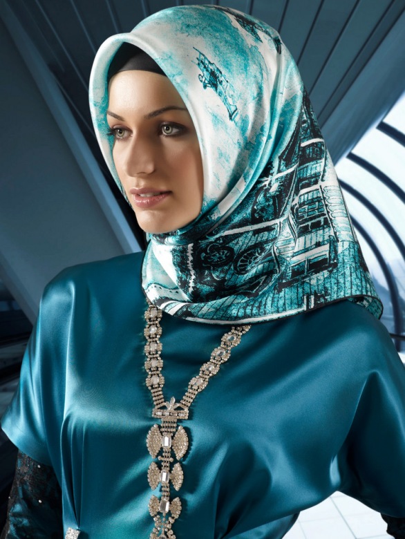 Latest Beautiful Hijab Collection 2012 | Ladies Mails