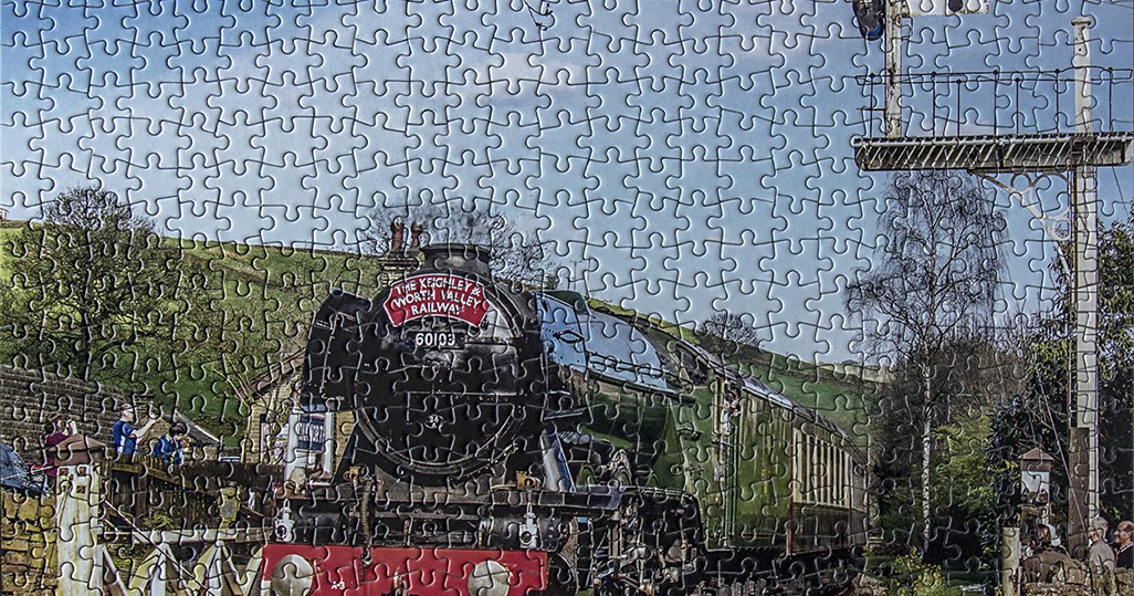 STEAM TRAINS AND JIGSAW PUZZLES: The Second, Pair of Puzzles from CHUMS