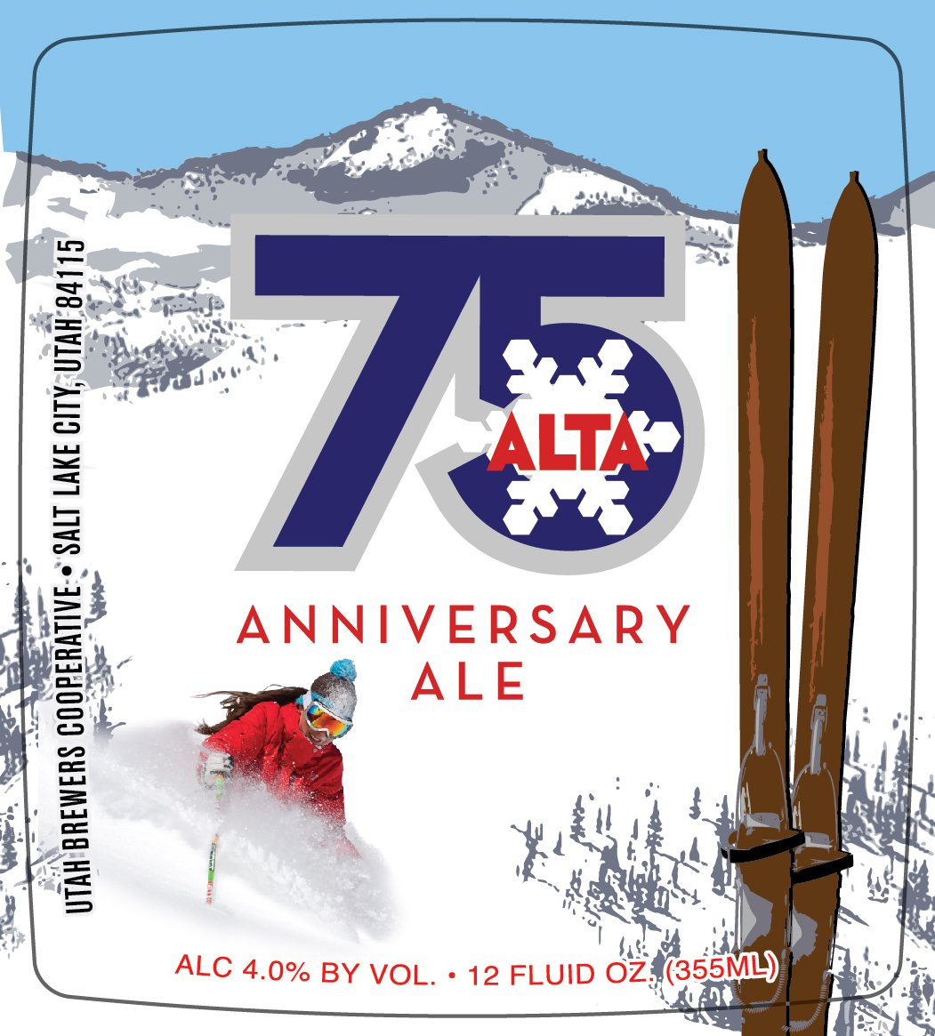 Utah Beer Alta's 75th Anniversary Ale