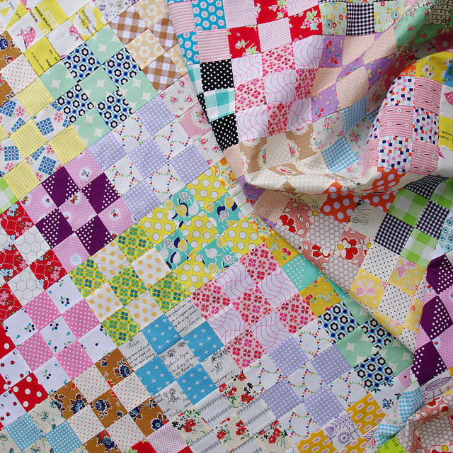 Nine Patch Checkerboard Quilt | Red Pepper Quilts