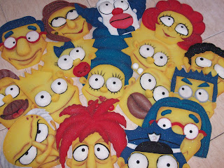 Gorros o Sombreros de goma espuma Los Simpsons