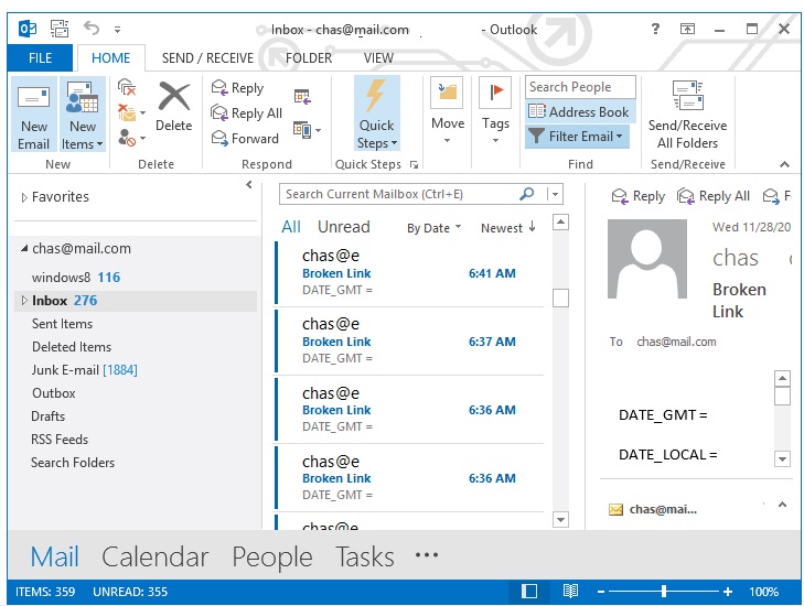 att email setup for outlook 2013